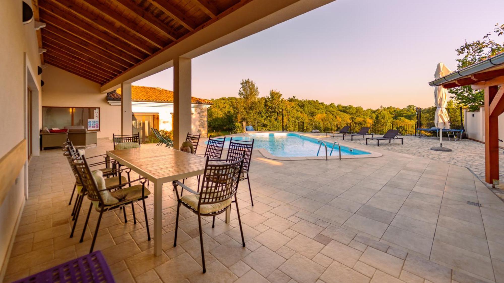 Villa Arton Heated Swimming-Pool Žminj Kültér fotó