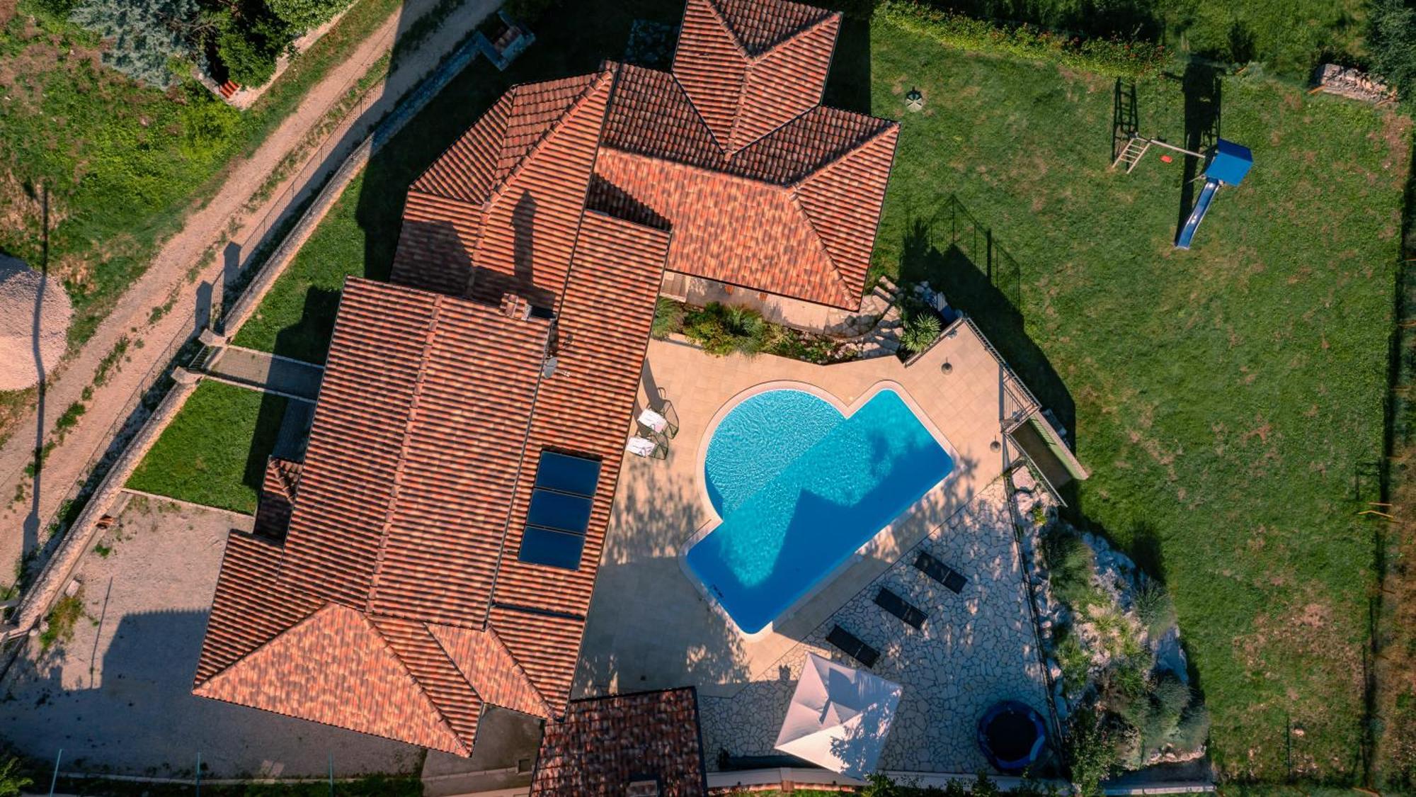 Villa Arton Heated Swimming-Pool Žminj Kültér fotó