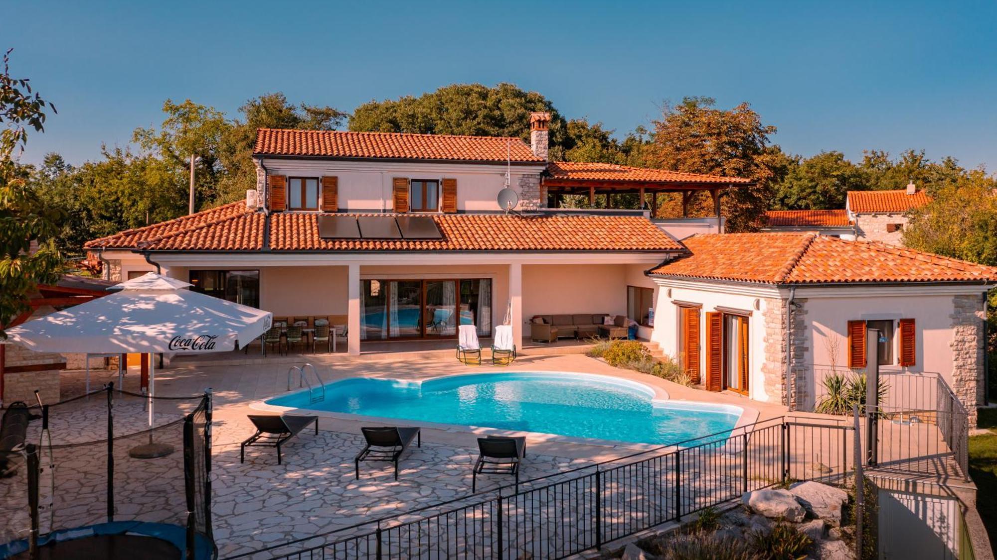 Villa Arton Heated Swimming-Pool Žminj Kültér fotó