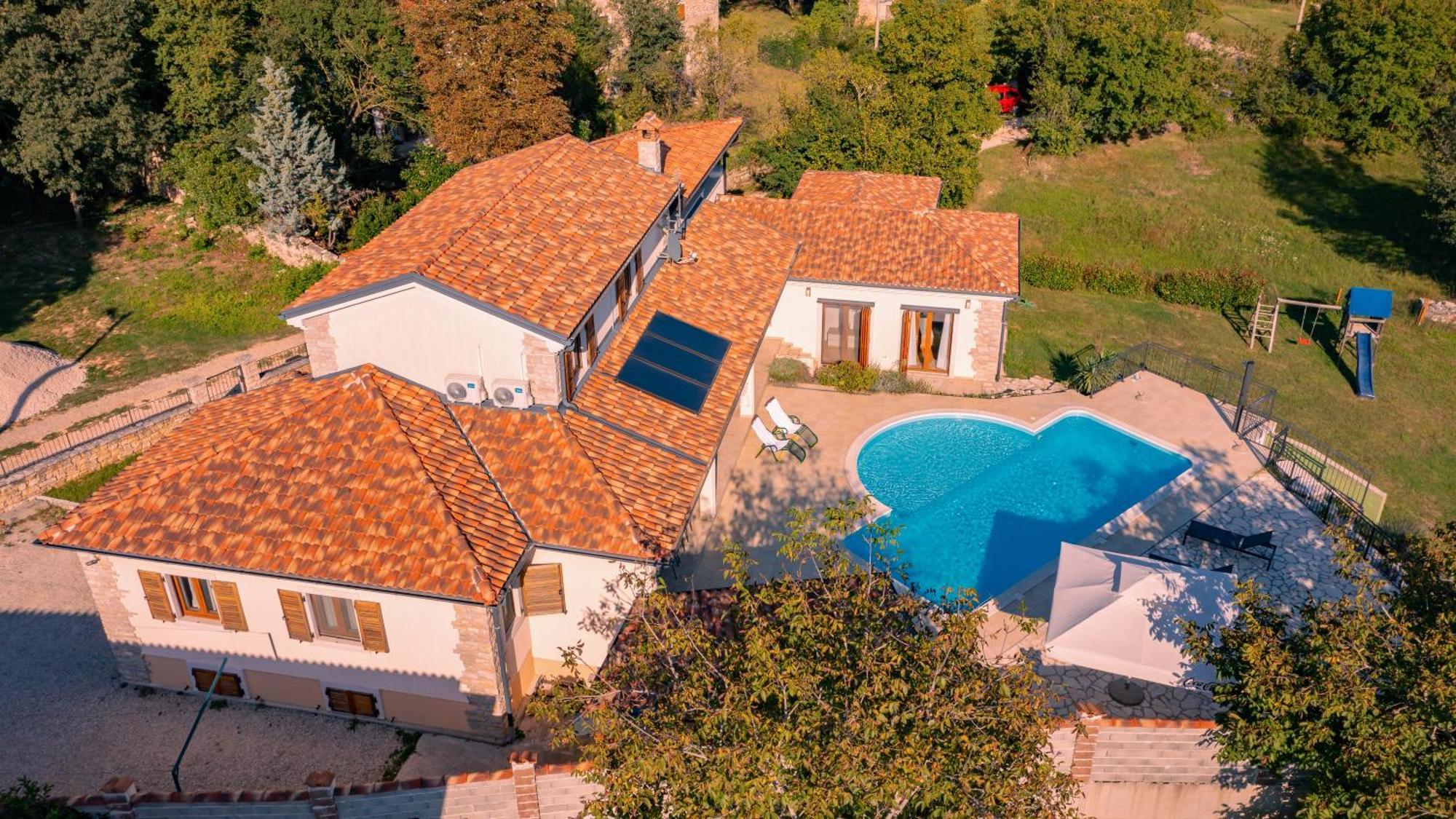 Villa Arton Heated Swimming-Pool Žminj Kültér fotó