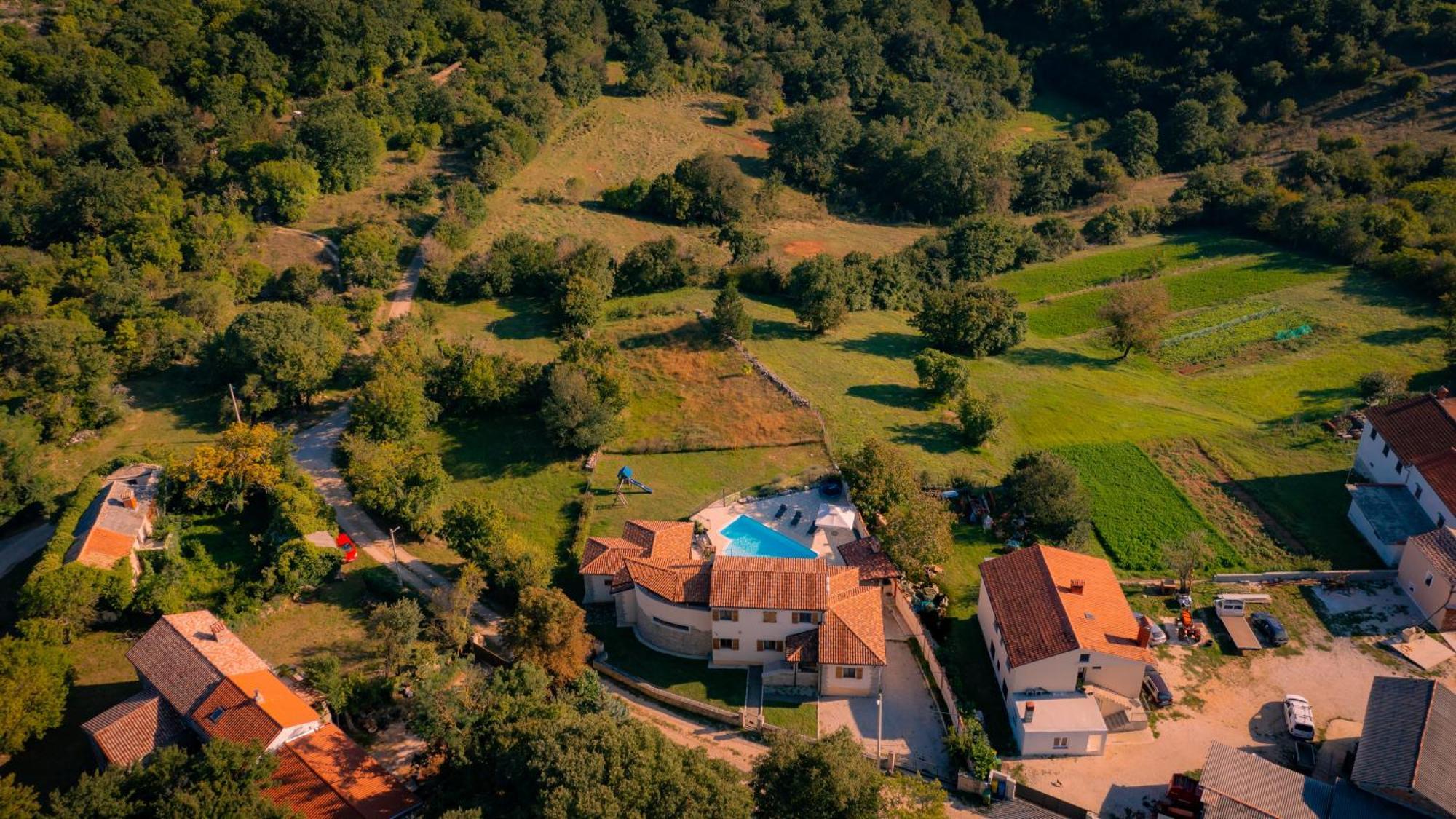 Villa Arton Heated Swimming-Pool Žminj Kültér fotó