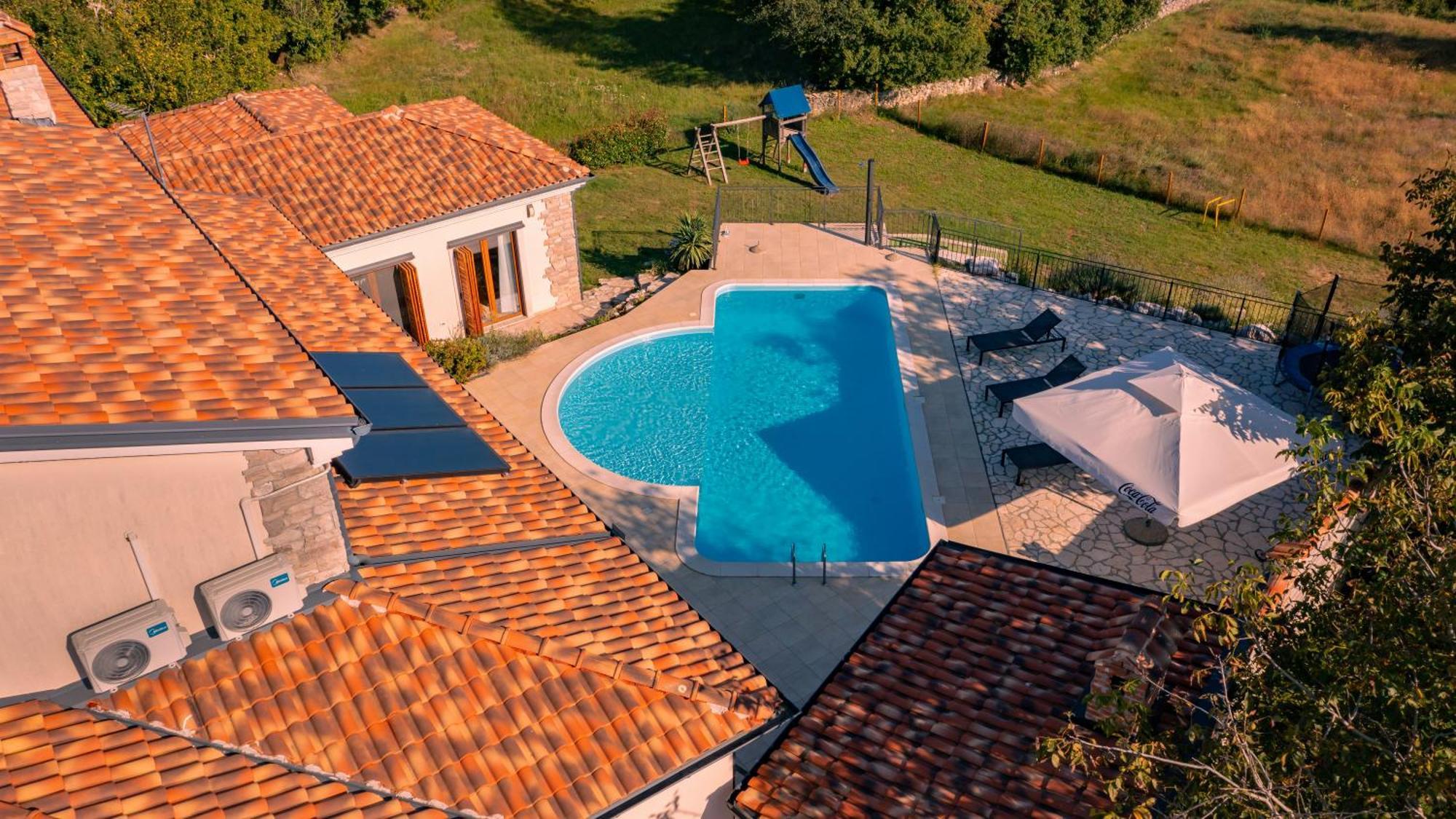 Villa Arton Heated Swimming-Pool Žminj Kültér fotó