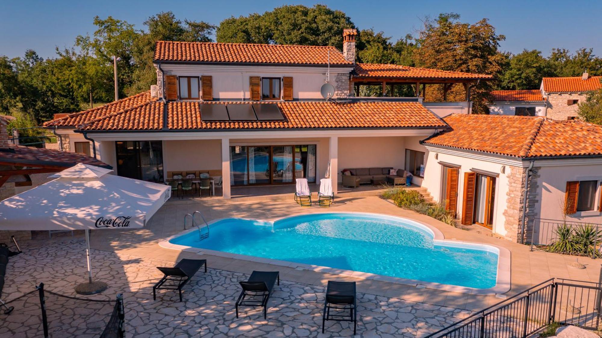 Villa Arton Heated Swimming-Pool Žminj Kültér fotó